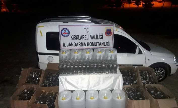 İstanbul ve Edirne’den temin ettikleri sahte içkileri Kırklareli, Tekirdağ ve