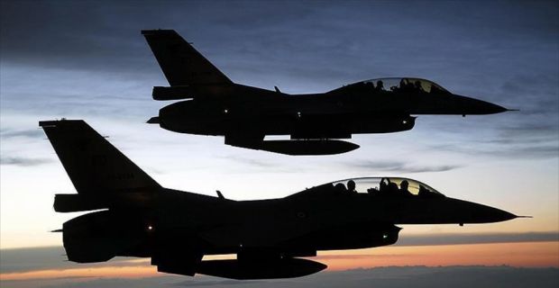 Irak'ın kuzeyine düzenlenen hava harekatında, saldırı hazırlığında olduğu tespit edilen