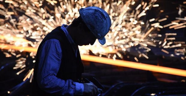 Sanayi istihdam endeksi, geçen yıl 2016'ya göre yüzde 0,2 artış
