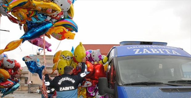 Şanlıurfa'da düzenlenen operasyonda bir atölyede içerisinde helyum gazı yerine karpit