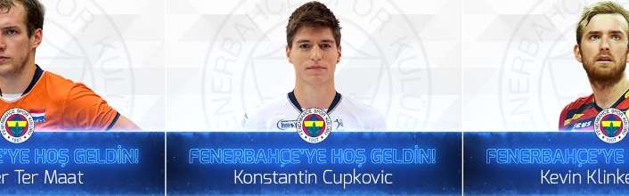 Fenerbahçe Erkek Voleybol Takımı, 3 ismi birden kadrosuna kattı.