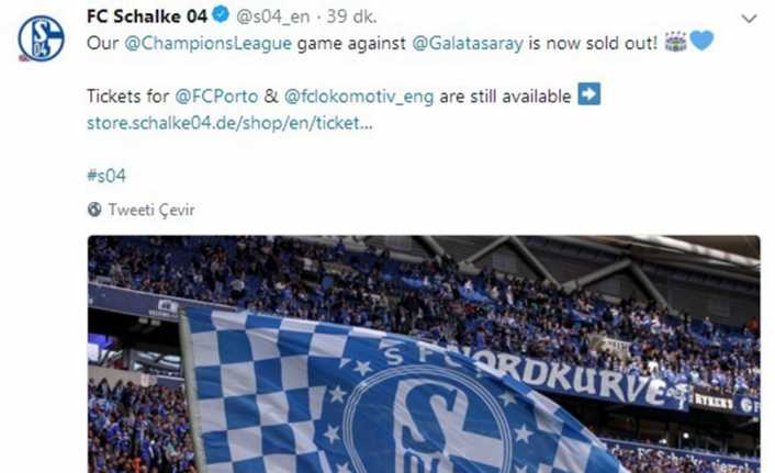 Alman ekibi Schalke 04, UEFA Şampiyonlar Ligi D Grubu’nda 6