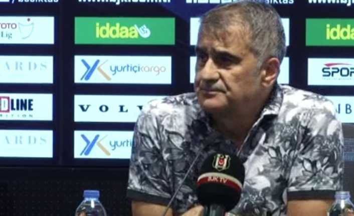 Beşiktaş Teknik Direktörü Şenol Güneş, Evkur Yeni Malatyaspor karşılaşmasının ardından
