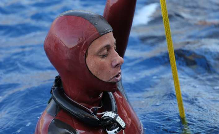 Antalya’nın Kaş ilçesinde, Türkiye Sualtı Sporları Federasyonu (TSSF) tarafından gerçekleştirilen