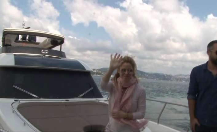 El Dorado dünya turnesi kapsamında dün akşam İstanbul’a gelen Shakira,