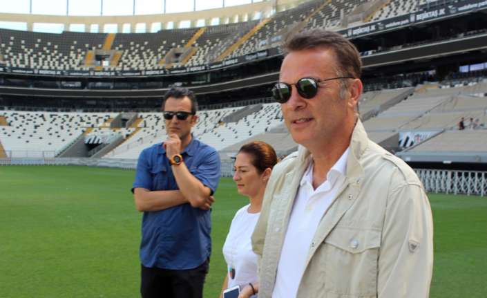 Vodafone Park’ta yarın düzenlenecek Shakira konseri öncesi Beşiktaş Başkanı Fikret