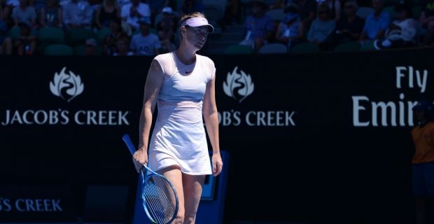 Tek kadınlarda eski dünya bir numarası Maria Sharapova ile antrenörü