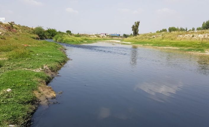 Osmaniye’nin Kadirli ilçesinde bulunan Savrun Çayı’nın suyunun 10 gündür siyah