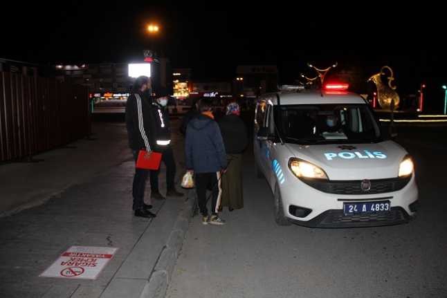 Erzincan’da çalıştığı iş yerinden çıktıktan sonra ulaşım aracı bulamadığından dolayı