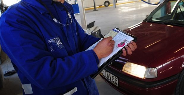 Güvenlik trafik ve seyahat için belli sürelerde TÜVTürk'te yaklaşık 100