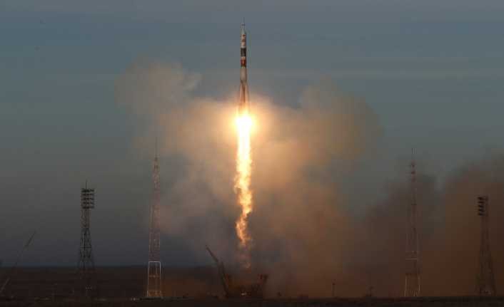 Soyuz MS-11 uzay aracı, Kazakistan’daki Baykonur Uzay Üssünden Uluslararası Uzay