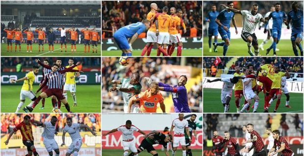 Süper Lig'in 19. haftası, Medipol Başakşehir'in liderliğiyle tamamlandı. 