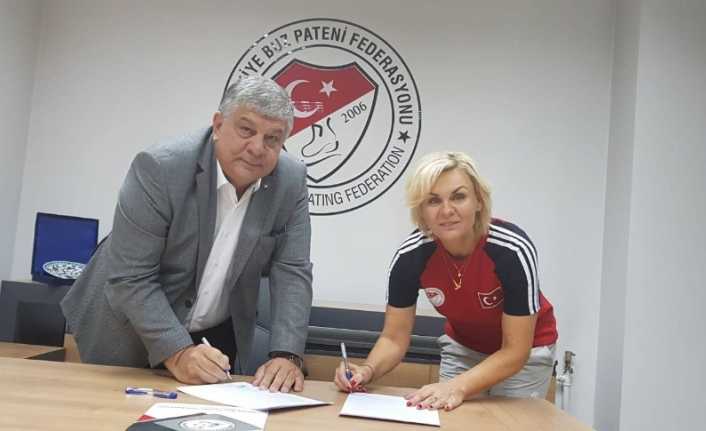 Türkiye’de artık sürat pateni, Polonyalı Anna Lukanova’ya emanet. 