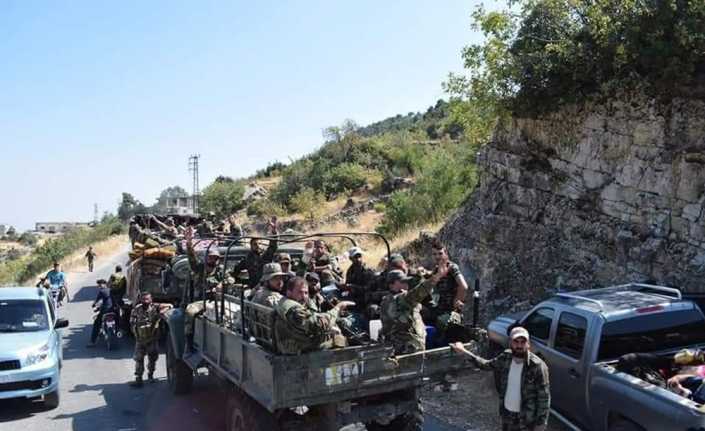 Suriye ordusunun, Suriye’nin İdlib kentine saldırmak için kenti üç taraftan