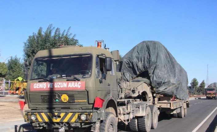 Türk Silahlı Kuvvetleri (TSK) tarafından Kilis’ten Suriye sınırına tank ve