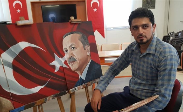 Suriyeli öğretmen Bekri İsmail, Suriye halkına kucak açan Cumhurbaşkanı Erdoğan'ı