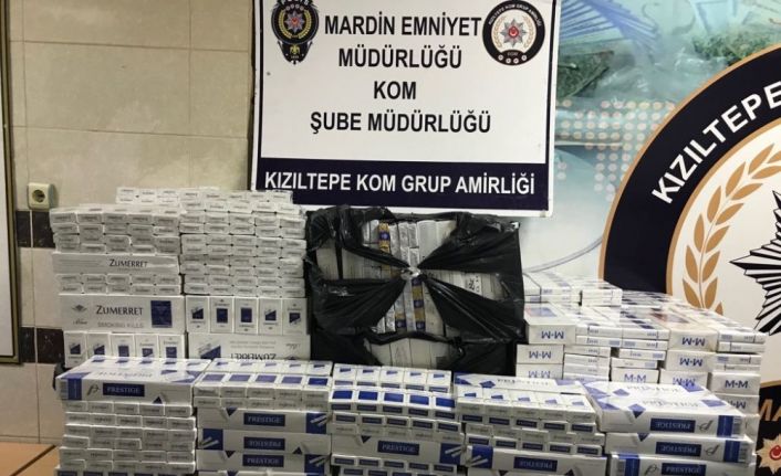 Mardin’in Kızıltepe ilçesinde polis ekiplerince yapılan denetimlerde toplam 7 bin