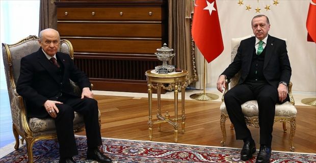 TBMM Anayasa Komisyonu Başkanı Şentop, Cumhurbaşkanı Erdoğan ile MHP Genel