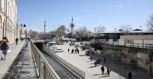 İstanbul Büyükşehir Belediyesi, tarihi Yarımada'nın önemli noktalarından Beyazıt ve Çemberlitaş