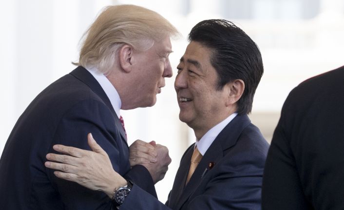 ABD Başkanı Donald Trump ve Japonya Başbakanı Şinzo Abe’nin tarihi