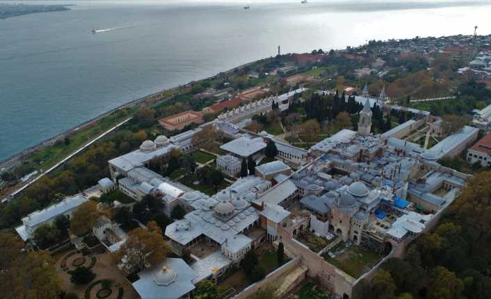 Tarihinin en büyük restorasyonunu geçiren Topkapı Sarayı’nda son durum havadan