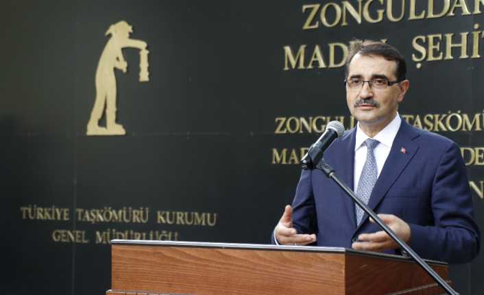 Enerji ve Tabii Kaynaklar Bakanı Fatih Dönmez, taşkömürü üretiminde 5