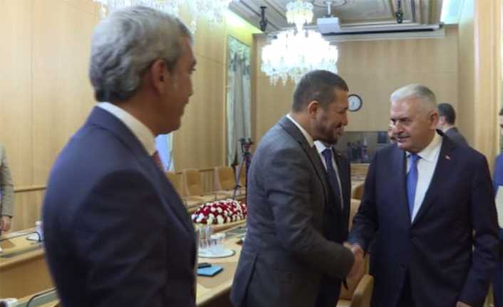 TBMM Başkanı Binali Yıldırım, ASO Başkanı Nurettin Özdebir ve ATO