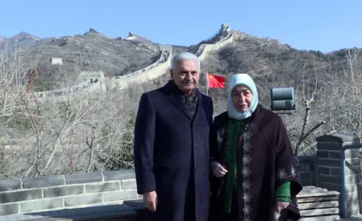 TBMM Başkanı Binali Yıldırım, Çin temasları kapsamında Çin Seddi’ni ziyaret