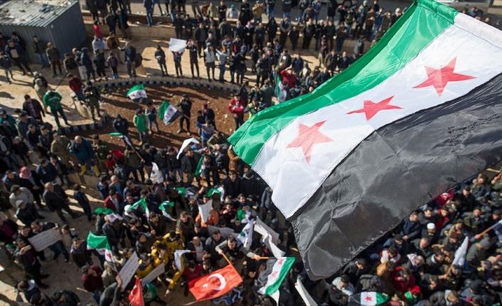 Terör örgütü YPG/PKK'nın Afrin'den çıkarak işgal ettiği Tel Rıfat ilçesinin