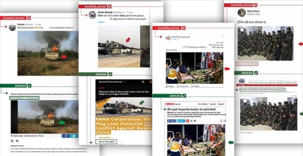 Terör örgütü PKK'nın, Zeytin Dalı Harekatı'nı sosyal medyada manipüle etmek