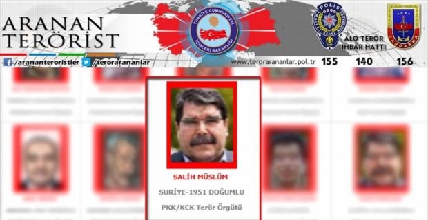 Terör örgütü PYD/PKK’nın kırmızı bültenle aranan eski eş başkanı Salih
