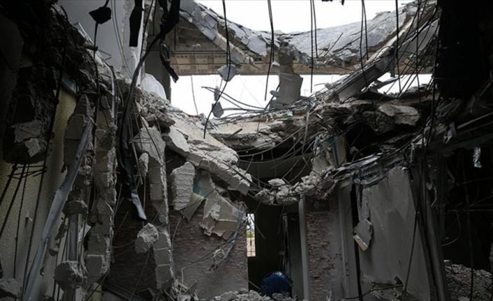Zeytin Dalı Harekatı'nın sürdüğü Afrin'de, teröristlerden temizlenen Şeran beldesinde terör