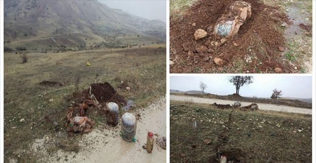 Diyarbakır'ın Lice ilçesinde terör örgütü PKK'ya yönelik operasyonda, teröristlerce kullanılan