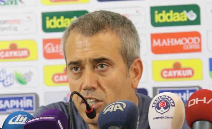 Kasımpaşa Teknik Direktörü Kemal Özdeş, Trabzonspor’un haklı bir galibiyet aldığını