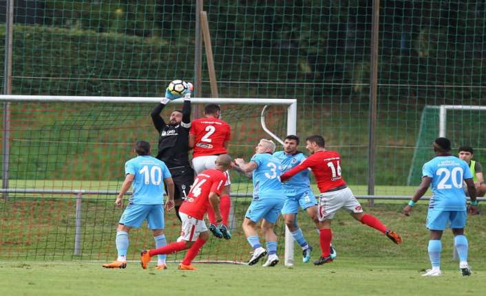 Yeni sezon hazırlıklarını Slovenya’da sürdüren Trabzonspor üçüncü hazırlık maçını Rusya