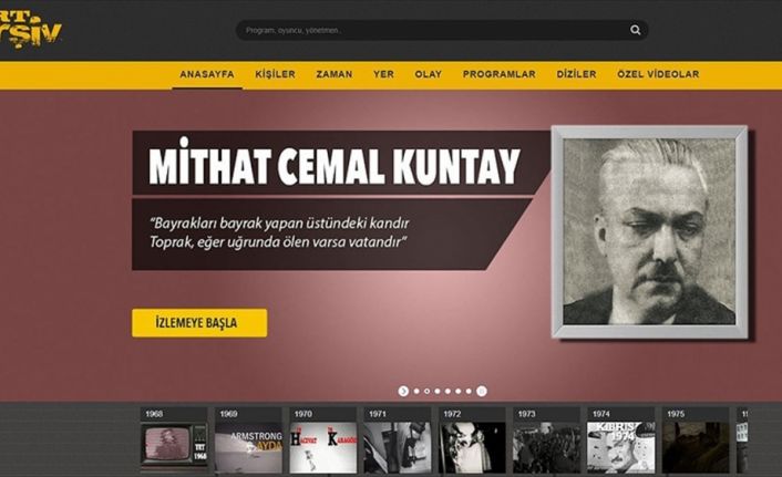 TRT'nin görüntü arşivini izleyicilerle buluşturduğu trtarsiv.com sitesi birinci yılına girdi.