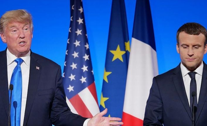 ABD Başkanı Trump ile Fransa Cumhurbaşkanı Macron'un görüşmesinde, İngiltere'de zehirlenen
