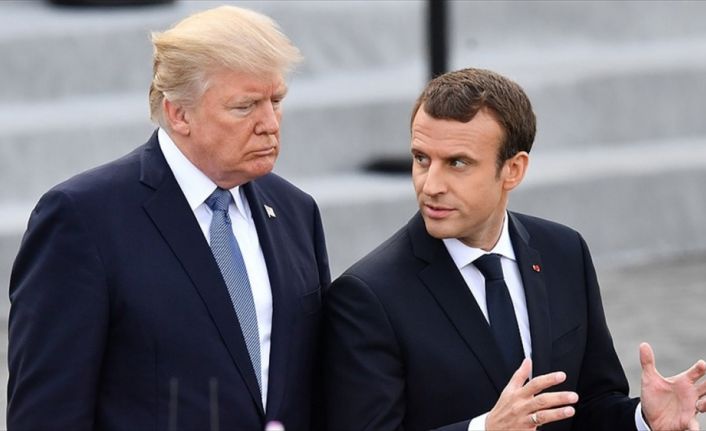 ABD Başkanı Trump ile Fransa Cumhurbaşkanı Macron arasındaki telefon görüşmesinde,