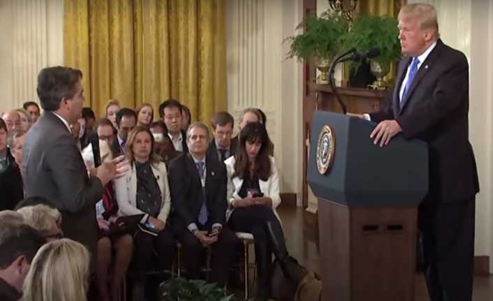 ABD Başkanı Donald Trump’ın tartıştığı CNN muhabiri Jim Acosta’nın Beyaz