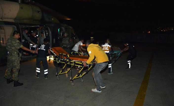 Şırnak’ın Beytüşşebap ilçesinde fenalaşan ve İlçe Devlet Hastanesine kaldırılan hamile