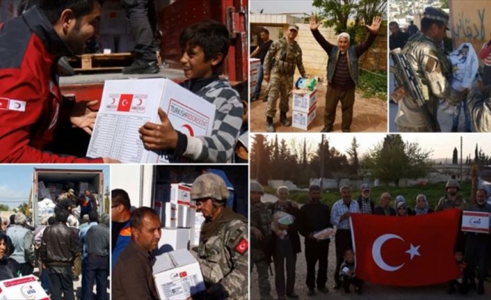 TSK, AFAD ve Kızılay ekipleri yaklaşık 30 köyde gıda ve