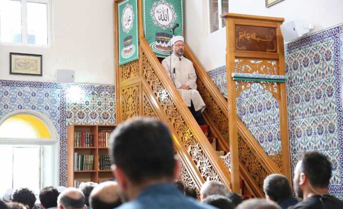 İlk defa bir Diyanet İşleri Başkanı Tunceli’ye geldi, cuma namazını