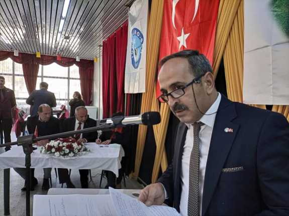 Türk Büro-Sen Erzincan Şubesi 5. Olağan Genel Kurulu’nda mevcut başkan
