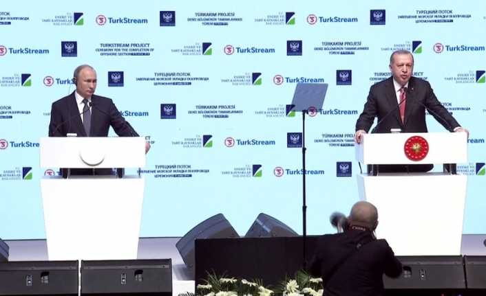 Cumhurbaşkanı Recep Tayyip Erdoğan, "Biz Rusya ile ikili münasebetlerimizin çerçevesini