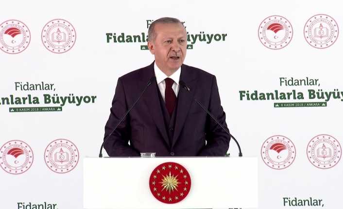 Cumhurbaşkanı Erdoğan, “16 yılda 4 milyar 70 milyon adet fidan