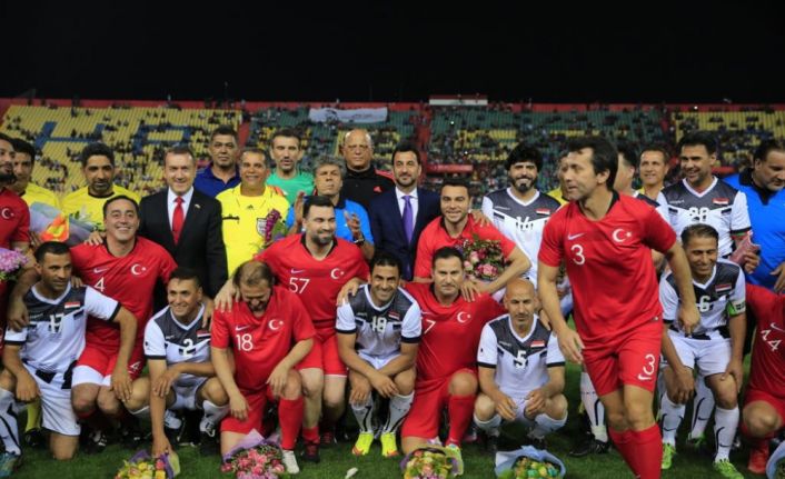 FIFA tarafından Bağdat’a uygulanan maç yasağının kaldırılmasına destek için oynanan