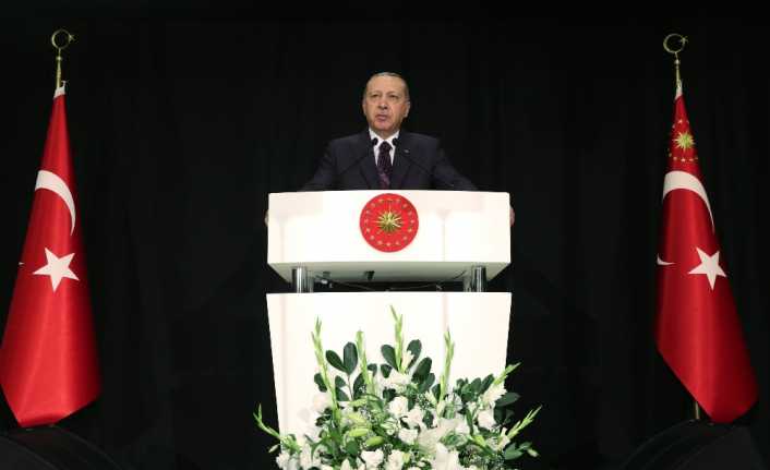 Cumhurbaşkanı Erdoğan, "Bizim başından