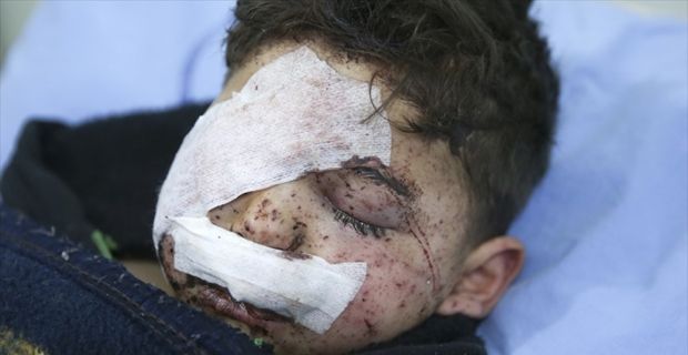 Suriye'nin Azez şehrinde tarladayken terör örgütü PYD/PKK'nın hedef aldığı Tavil