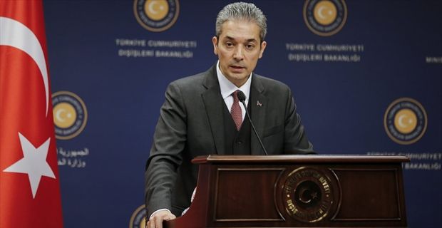 Dışişleri Bakanlığı Sözcüsü Aksoy, Yunanistan Cumhurbaşkanı Pavlopoulos'a "uluslararası hukuka ve