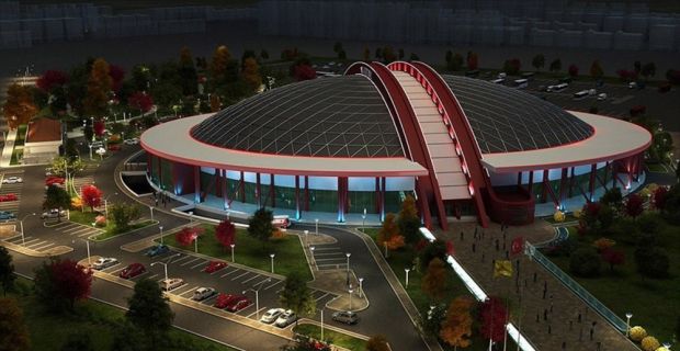 Konya'ya yapılacak Türkiye'nin ilk kapalı veledromu için start verildi. 